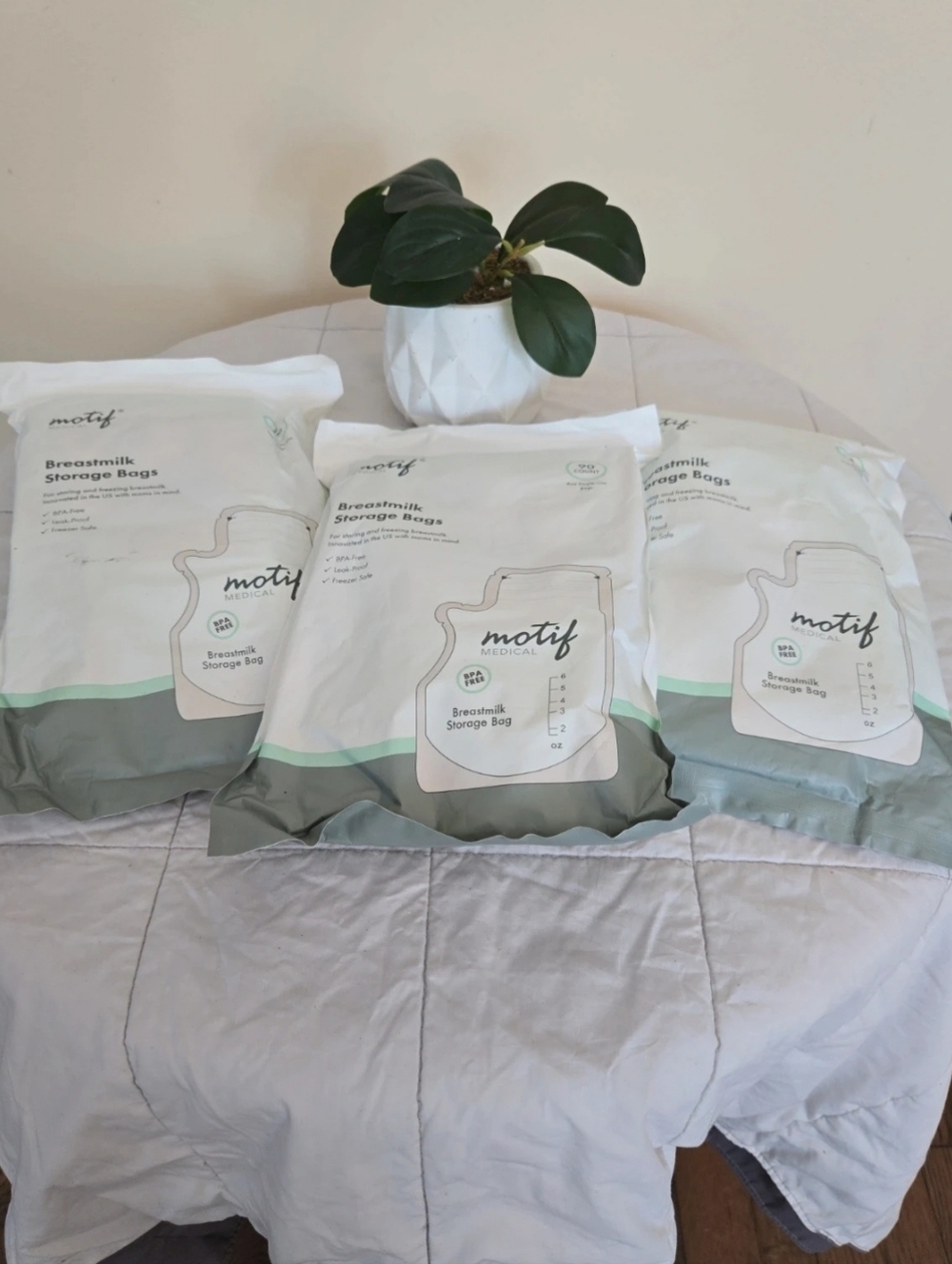 Lot Of 3 Motif Medical Breastmilk Storage Bags 90 bags Each